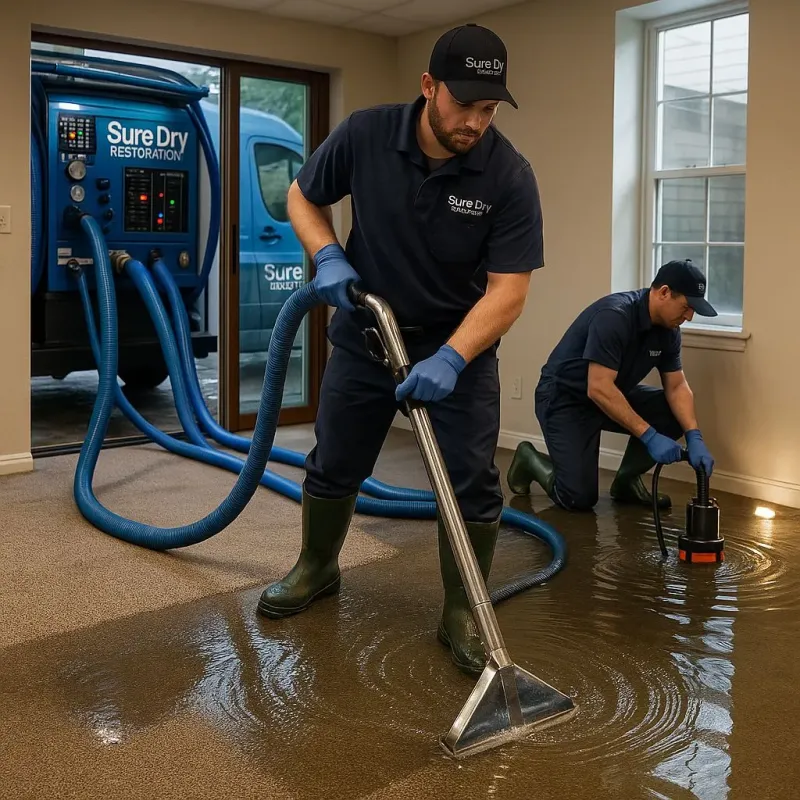 Water Extraction and Removal process in Houghton Lake, MI